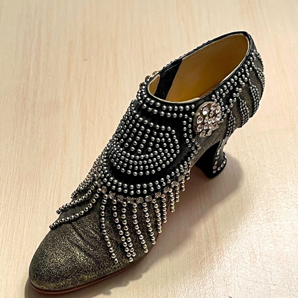 Just The Right Shoe by Raine,Parisian Nights Jeweled Vintage High Heel mini shoe